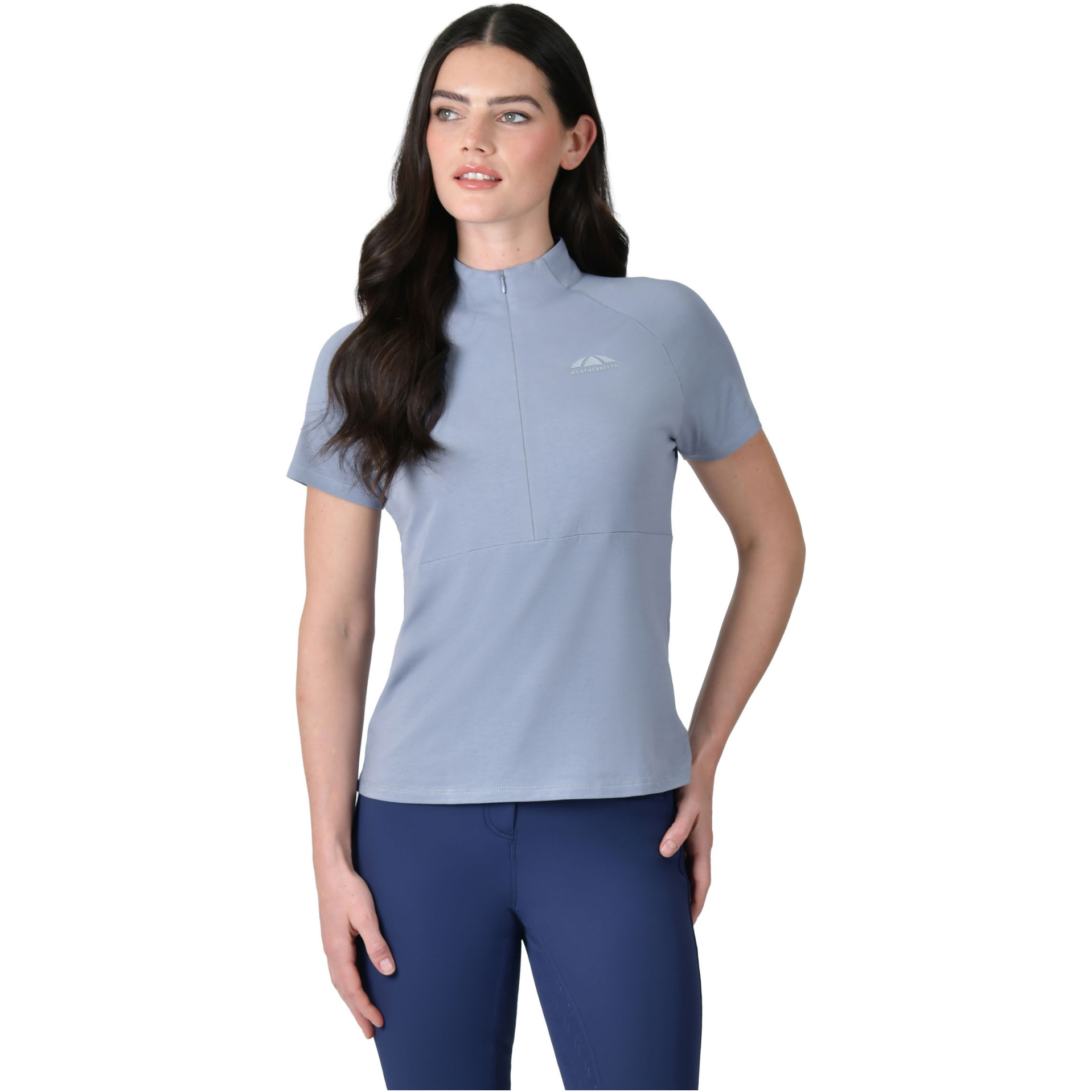 2026 WeatherBeeta Damen Bambus Kurzarm Performance Unterwäsche 1028843021 - Blue Stone
